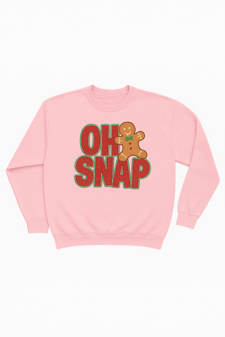 VerucaStyle "Oh Snap" Sequin Gingerbread Holiday Crewneck Sweater