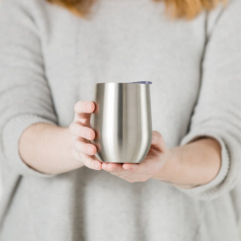 SWIG - Stainless Steel 12oz Stemless Insulated Wine Cup