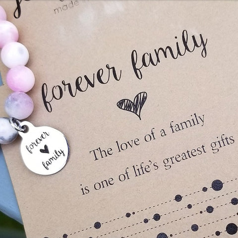 joey & jack - Forever Family Bracelet w Teal Jade beads