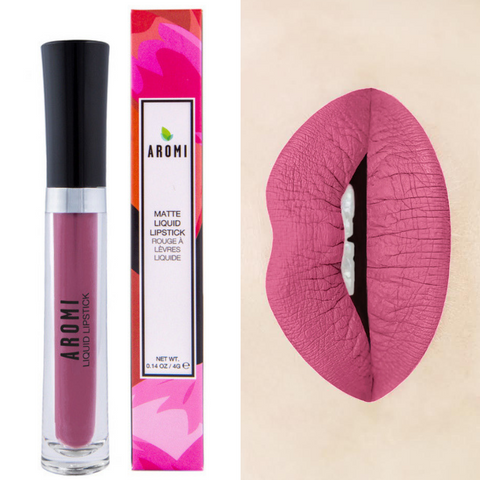 Aromi - Pink Rosette Liquid Lipstick