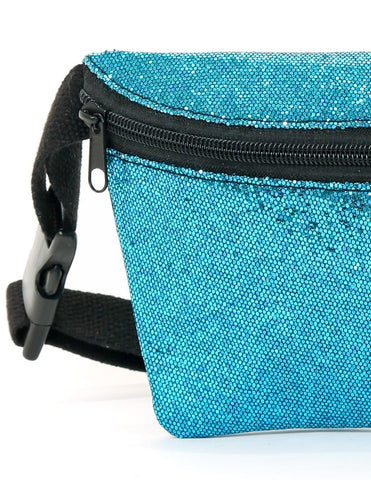 Fydelity - Glam Blue Ultra-Slim Fanny Pack