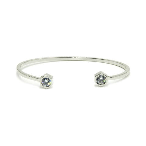 NICOLE MILLER 'Artelier' Hexagon Ends Open Cuff