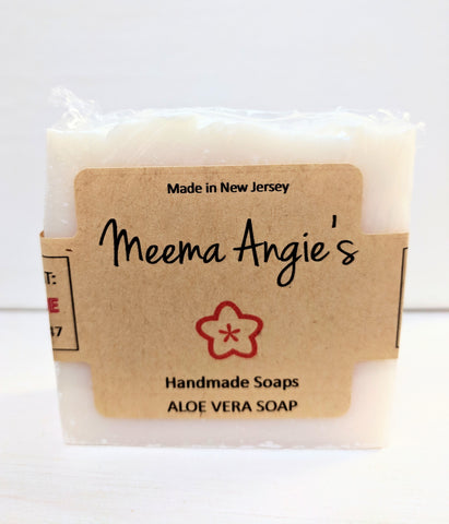 Meema Angie's Aloe Vera Face and Body Cleansing Soap Bar