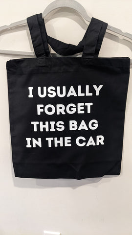 Verucastyle "I Usually Forget This Bag" Cotton Tote