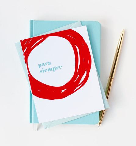 Graphic Anthology - Para Siempre Wedding Card