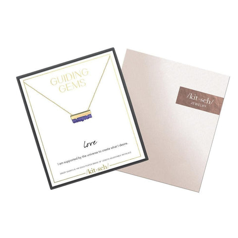 KITSCH - Amethyst Druzy Pendant Necklace