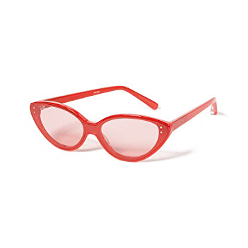 ELIZABETH AND JAMES 'Frey' Red and Smoky Rose Lens Cat Eye Sunglasses