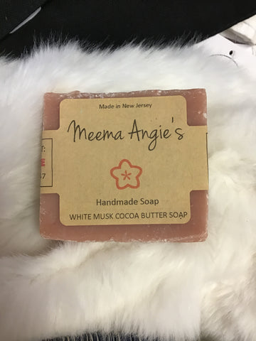 Meema Angie's White Musk Body Cleansing Soap Bar