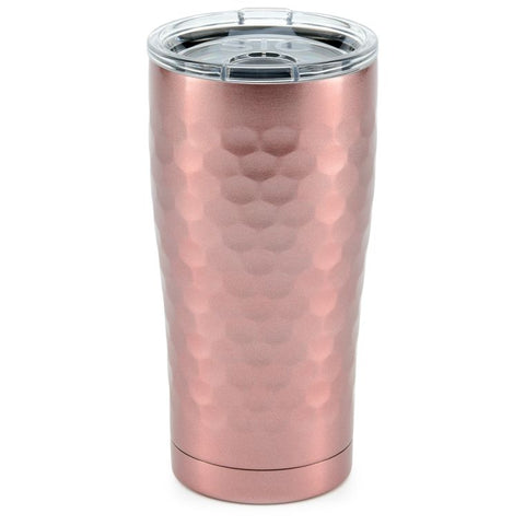 SIC 20 Oz. Hammered Rose Gold Tumbler