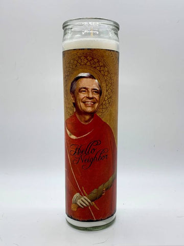 Saint Mister Rogers Candle