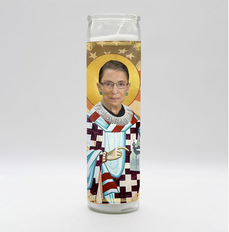 Saint RBG Ruth Bader Ginsburg Candle