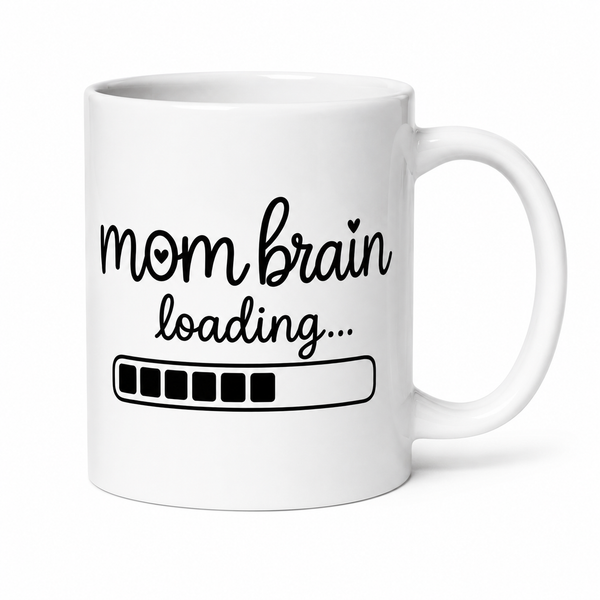 VerucaStyle “Mom brain loading” Coffee/Tea Mug
