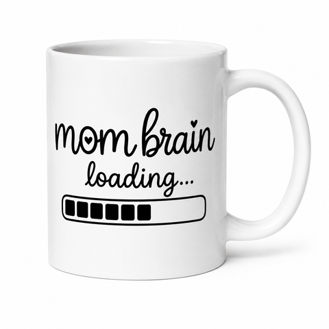 VerucaStyle “Mom brain loading” Coffee/Tea Mug