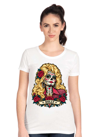 Calavera Dolly Women's Crew Neck T-Shirt