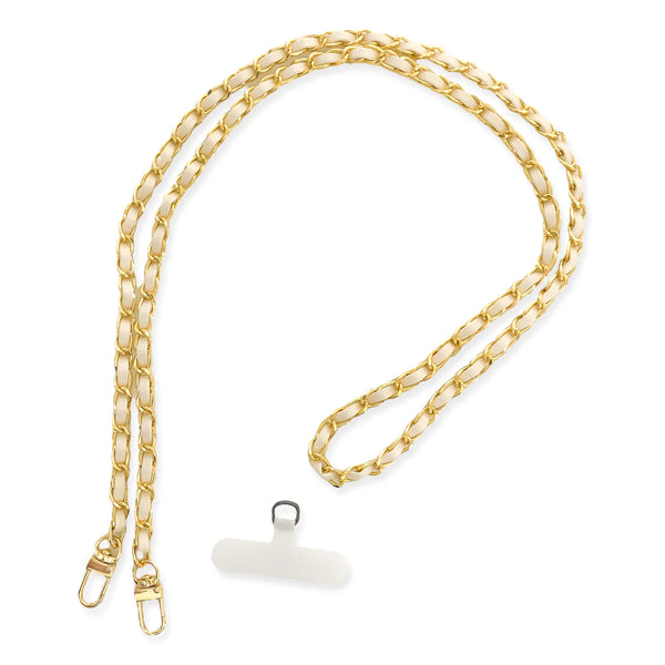 OMGBLINGS Long Vegan Leather Cellphone Chain