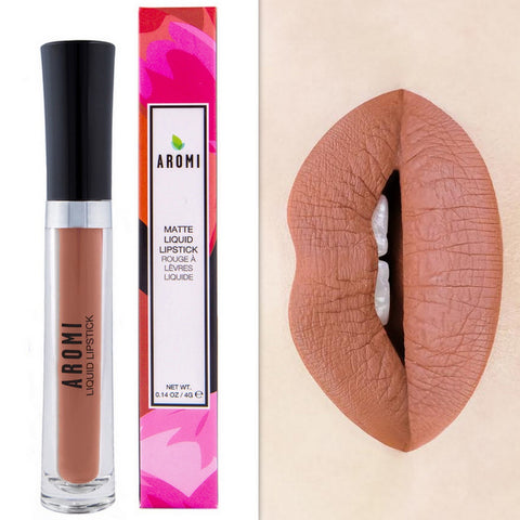 Aromi - Caramel Nude Liquid Lipstick