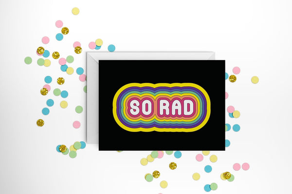 Fun Club - So Rad Greeting Card