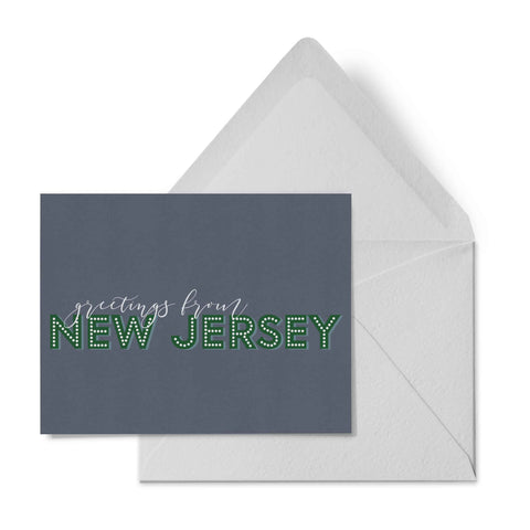 Otto & Berk - Greetings From New Jersey - State Greetings Card