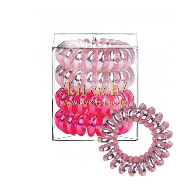 KITSCH - Crush Metallic Hair Coils - Pack of 4