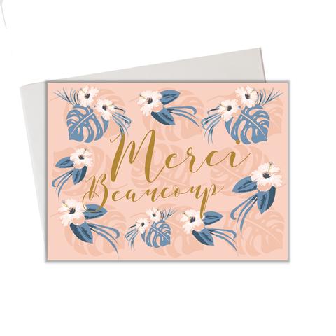 Lili Graffiti "FRENCH" Merci Beaucoup Greeting Card