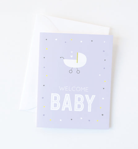 Graphic Anthology - Welcome Baby Greeting Card
