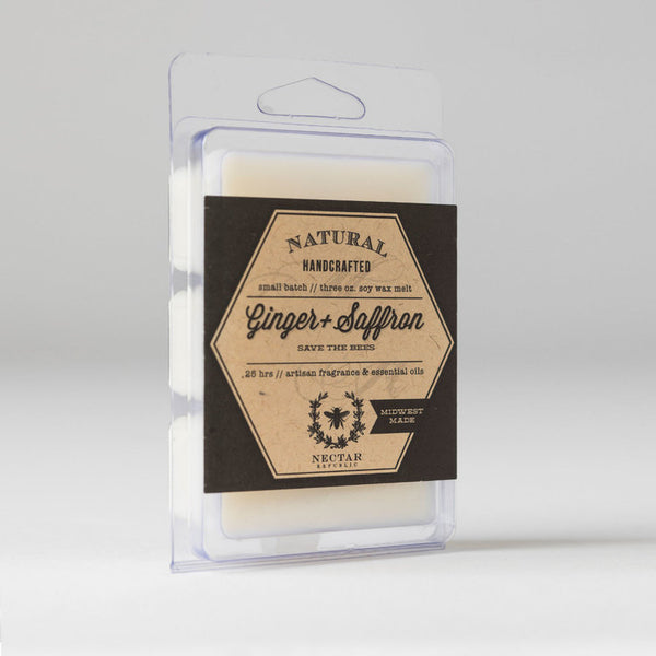 Nectar Republic - Ginger + Saffron : Wax Melt