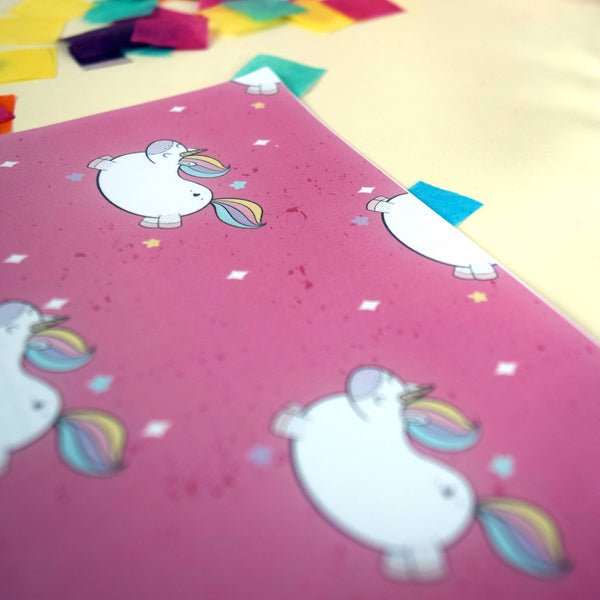 House Of Wonderland - Magical Unicorn Gift Wrapping Paper