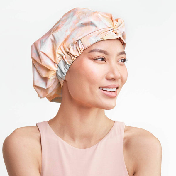 KITSCH Luxe Shower Cap - Sunset Tie Dye