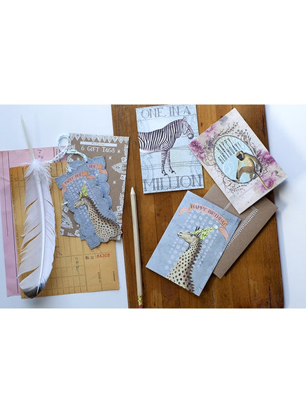 PAPAYA! - Mini Card - Birthday Giraffe