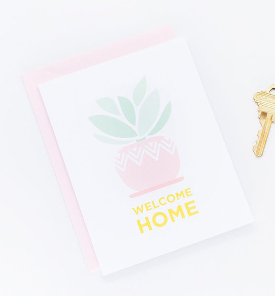 Graphic Anthology - Houseplant New Home Greeting Card