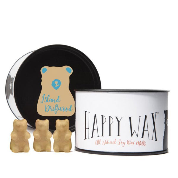 Happy Wax - Classic Tin - Island Driftwood Happy Wax Bears