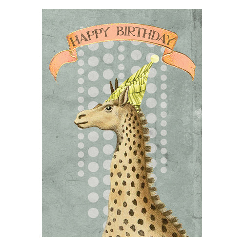 PAPAYA! - Mini Card - Birthday Giraffe