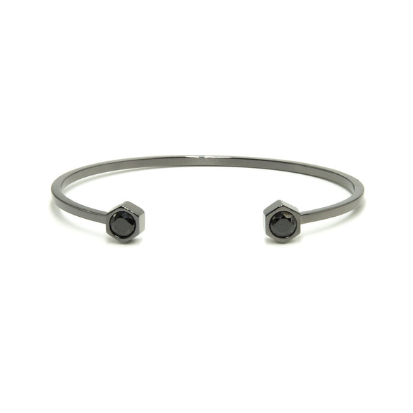NICOLE MILLER 'Artelier' Hexagon Ends Open Cuff