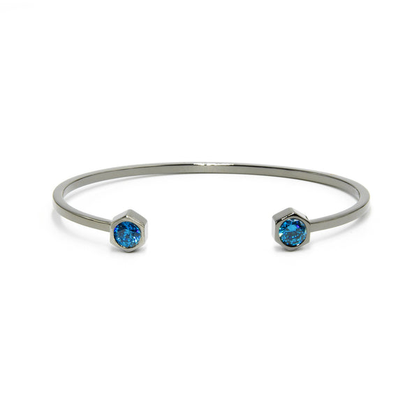 NICOLE MILLER 'Artelier' Hexagon Ends Open Cuff