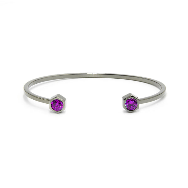 NICOLE MILLER 'Artelier' Hexagon Ends Open Cuff