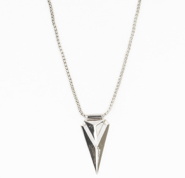 OOH LA LA Long Arrowhead Pendant Necklace