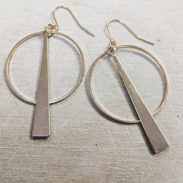 Ooh La La Geometric Drop Earrings