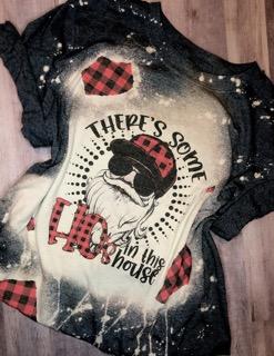 The Clever Bunny Holiday Ho's Tye Dye Tee