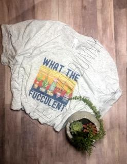 The Clever Bunny Tye Dye What The Fucculent Tee