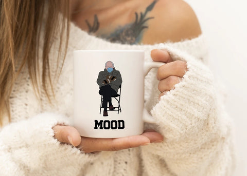 The Clever Mess - Bernie Mittens Mood Mug