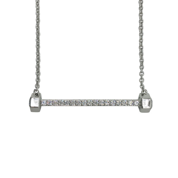 NICOLE MILLER 'Artelier' Bolt Bar Necklace