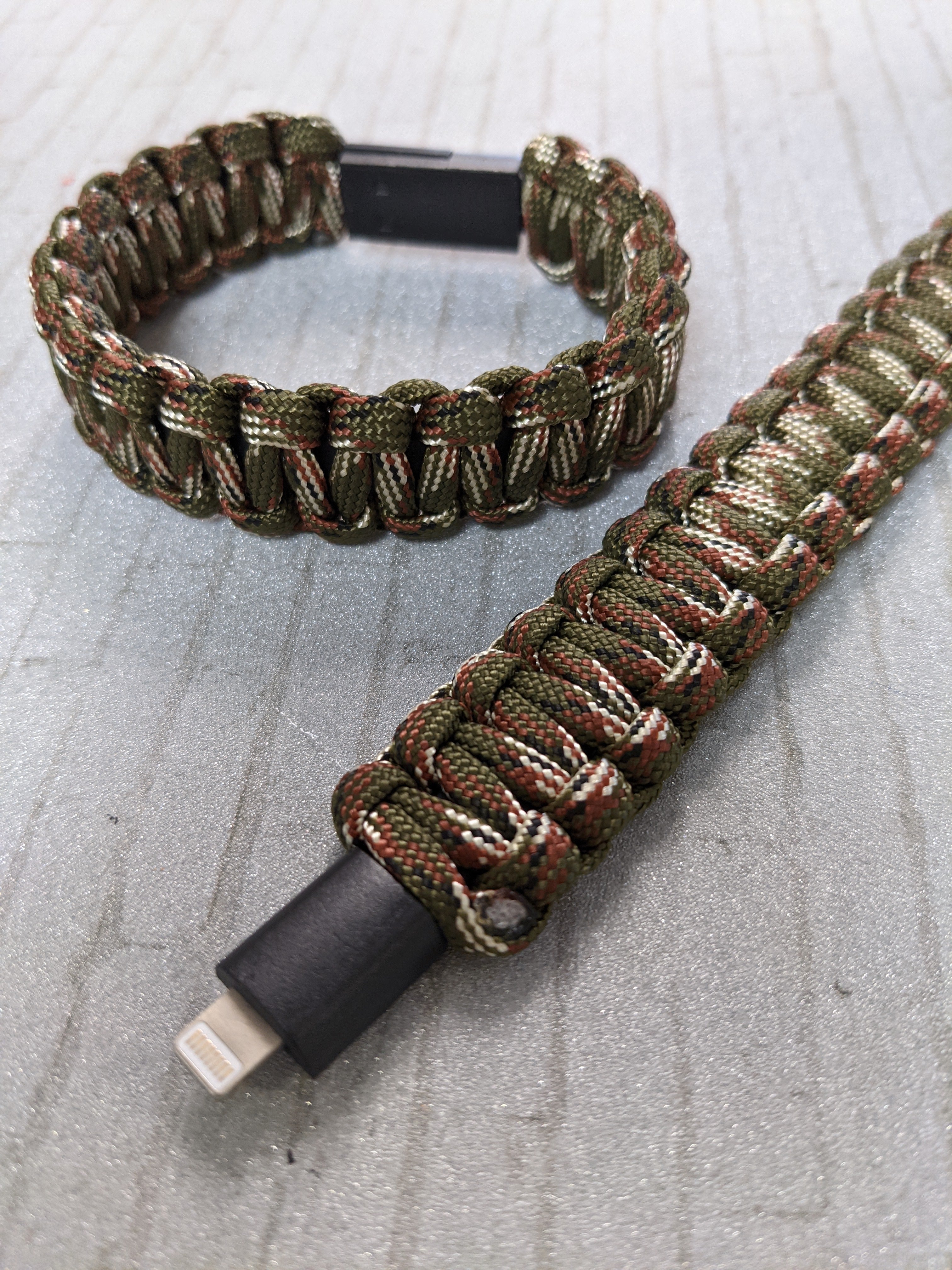 USB Cable Bracelet for iPhone or Android Type C