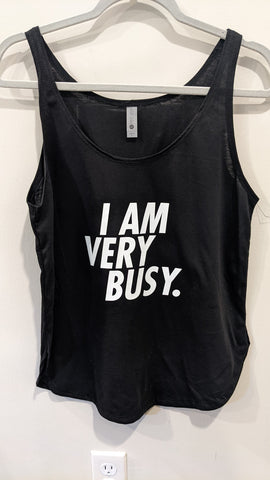VerucaStyle "I Am Very Busy" Festival Tank T-Shirt