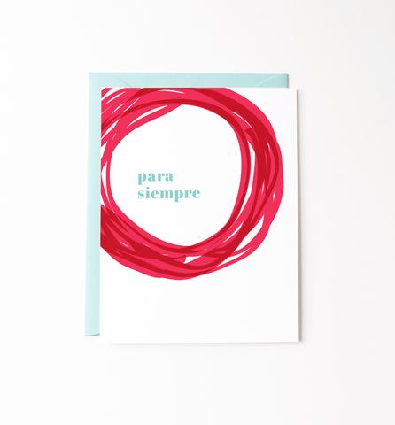 Graphic Anthology - Para Siempre Wedding Card