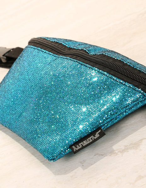 Fydelity - Glam Blue Ultra-Slim Fanny Pack