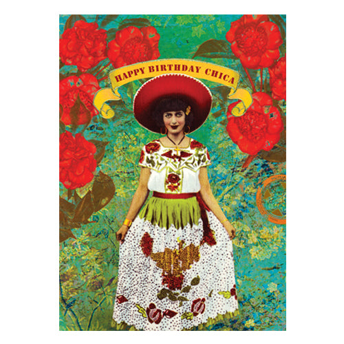 PAPAYA! - Greeting Card - Happy Birthday Chica!