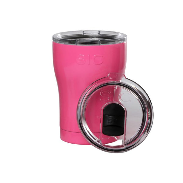 SIC Cups 12 Oz. Gloss Smooth Hot Pink Tumbler
