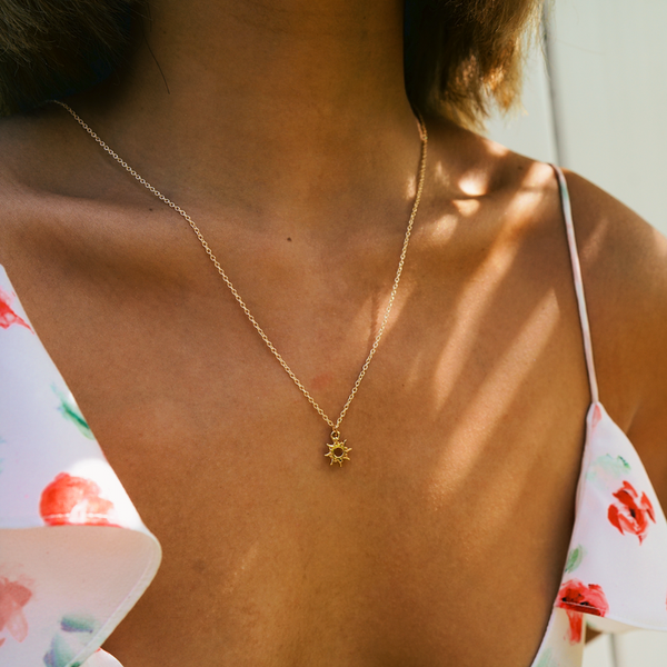 Moon Child "Good Vibes" Affirmation Necklace