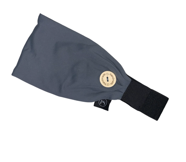 Pretty Simple Original Headband with buttons / PINK / Holds Face Mask in Place