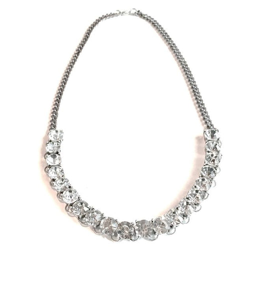 Single Row Crystal Necklace